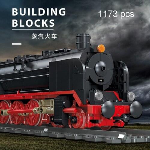 1173PCS Movie Series CN5700/ BR01 German Steam Train Model Building Block Train/Track Blocks Toys For Kids Christmas Gifts MOC