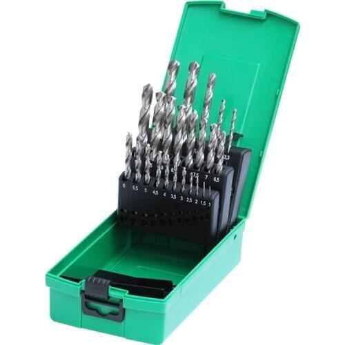 LAOA 7/13/24pcs High Speed Steel Twist Drills Set M2 Stainless Steel Sharp and Durable Drill Bits for Metal 6542HSS Metal Drill