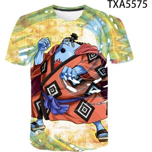 New Fashion Anime One Piece Cool 3D Printed T Shirt Summer Men Women Children Short Sleeve Boy Girl Kids Streetwear Casual Tops