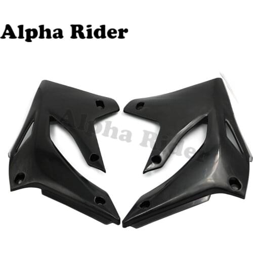 Motorcycle Fuel Tank Side Panel Cover Plate Plastic Guard Protection Fairing Black For Kawasaki KLX 250 KLX250 1994-2007