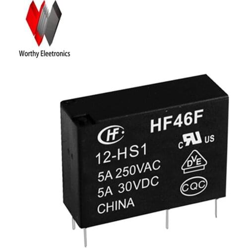 Wholesale 10pcs/lot relay HF46F-12-HS1