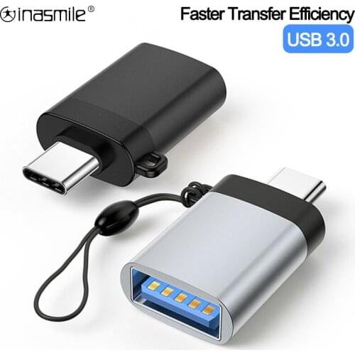 Type C To USB Female 3.0 OTG Adapter for Macbook Pro Samsung S20 etc phone charger conventor usb male to type C female USB OTG