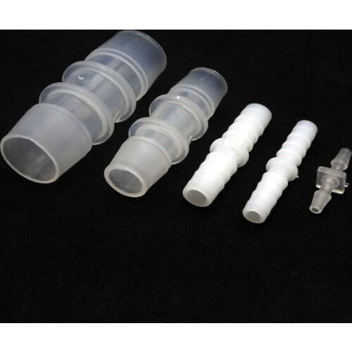 16-25mm Plastic Pagoda Equal Diameter Straight-Through Joints Connector Garden Irrigation Adapter Air Pump Silicone Tube5/10Pcs