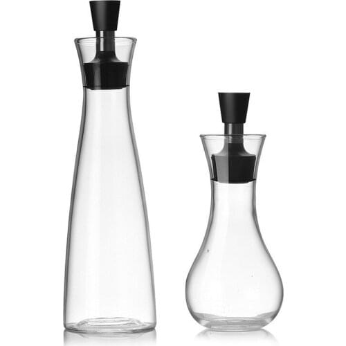 Cooking Seasoning Oil Bottle Dispenser Sauce Bottle Stainless Glass Storage Bottles for Oil Vinegar Creative Kitchen Accessories
