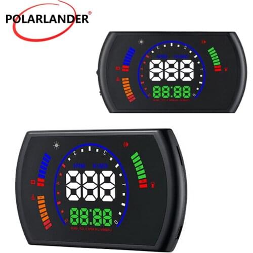 5.8'' Speedometer Windscreen Projector Car HUD OBD2 Driving Data Head Up Display