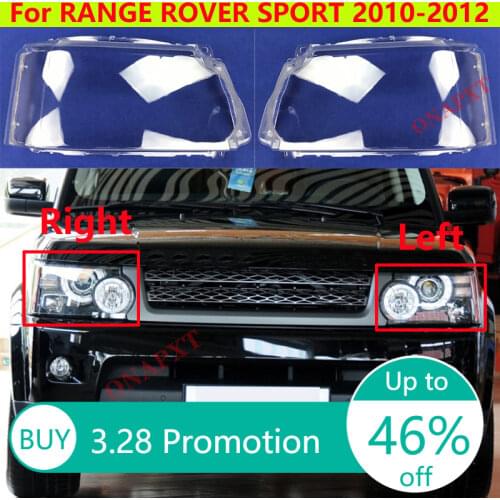 Transparent Lampshade Lamp Shade Front Headlight Cover Glass Lens Shell For LAND ROVER RANGE ROVER SPORT 2010-2012