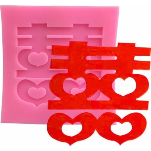 Chinese Style Silicone Mould Wedding Chocolate Flush Baking Mould Drops and Drops