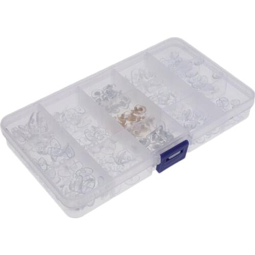 Silicone Eyeglass Nose Pads Anti-Slip Eyeglass Nosepads - 150 Pair (Clear)