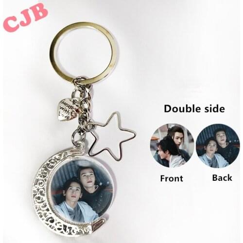 Word Of Honor Shan Heling Wen Kexing Zhou Zishu Double-side Phone Chain Customizable Gong Jun Zhang Zhehan Key-chain Ornaments