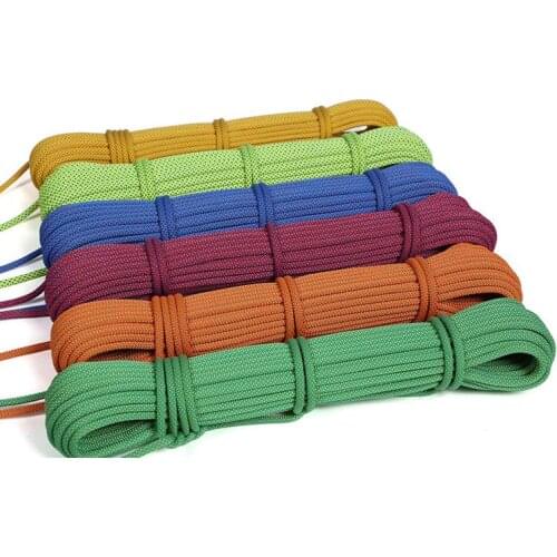 10m/Lot 6mm Solid Parachute Cord Lanyard Rope Mil Spec Type One Strand Climbing Camping Survival Equipment Paracord