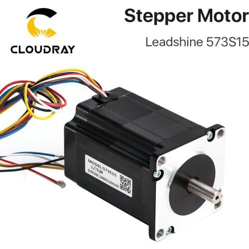 Cloudray Leadshine 3 phase Stepper Motor 573S15 for NEMA23 5A Length 79mm Shaft 8mm