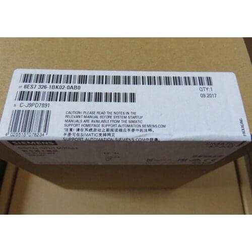 6ES7326-2BF01-0AB0 S7300 safety digital module PLC 6ES7 326-2BF01-0AB0
