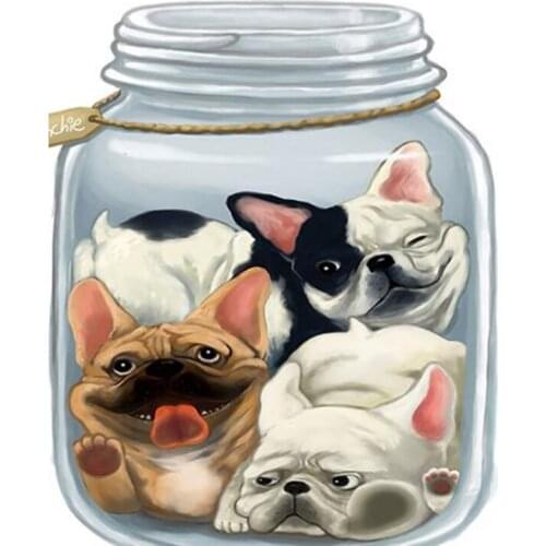 New Diamond Embroidery Dog Full Square/Round Resin Drill 5d Diamond Painting Cross Stitch Animal Mosaic Home Decor gift H815