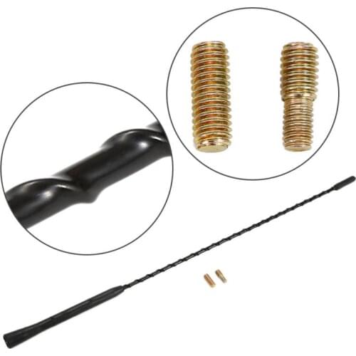 Car Auto Roof Whip 16" Universal AM FM Whip Aerial Antenna Multifunctional Replacement Antenna Signal Launcher Receiver
