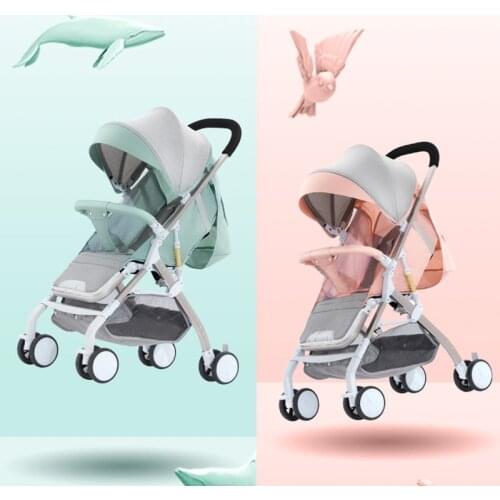 Baby Stroller Plane Lightweight Portable Travelling Pram Children Pushchair send 8 FREE GIFTS Aluminum frame folding Baby Pram
