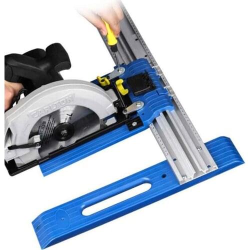 Electric Circular Saw Fixed Rail Slide Aluminum Cutting Bracket Sliding Fixed Rail Woodworking Water And Electricity Tools