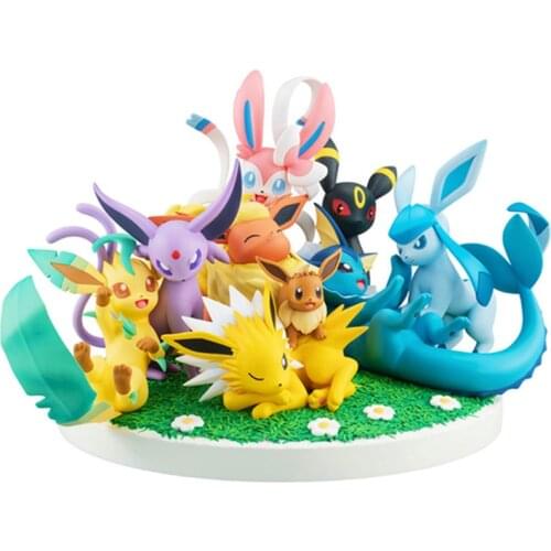 Pokemon Figures Toy Pokémon Go Eevee Family Evolutionary forms Anime Figure Model Toys