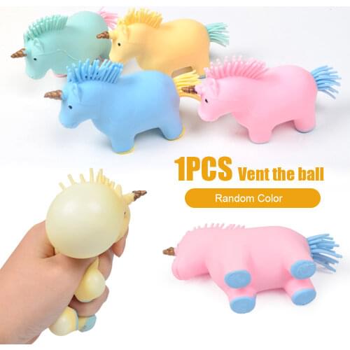 Water Beads Unicorn Squishy Squeeze Stress Balls Toys Anti-Stress and Anxiety Stress Relieve for Girls Boys Party Supplies toys