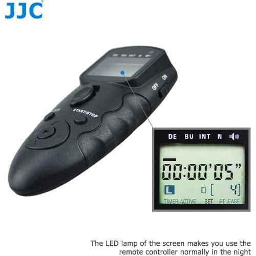 JJC DSLR Camera Multiple Timer Remote Controller for SONY A6500/A6300/A6000/A7 III/A7R III/RX10 III/A99/RX100V IR Infrared