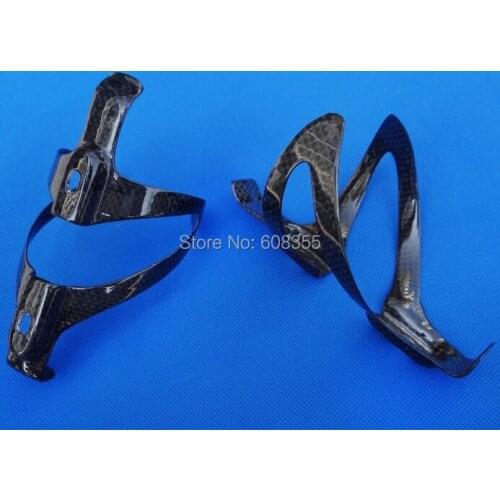 Carbon glossy MTB Mountain Road bike bicycle water Bottle cage - 2 Pcs Cages BC001