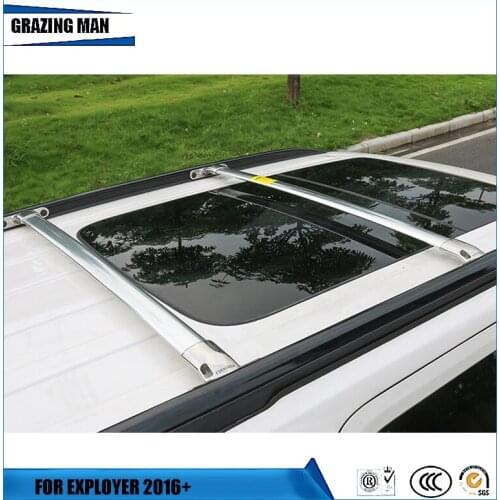 Explorer Hot Selling Strainless Steel Dedicated Cross Bar For Explorer Car Accessories 2016 2017 2018 16 17 18