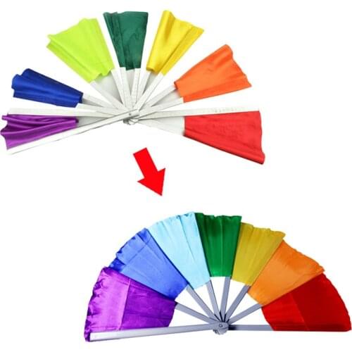 Multicolor Broken Fan Recovery & Restore Breakaway Fan Magic Props Close Up Stage Magic Tricks Kid Funny Toys