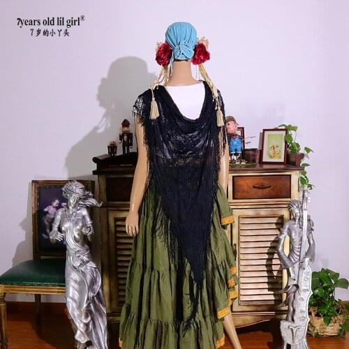 Belly Dance Hip Scarf GYPSY Tribal Triangle Weap Belt BK21 125