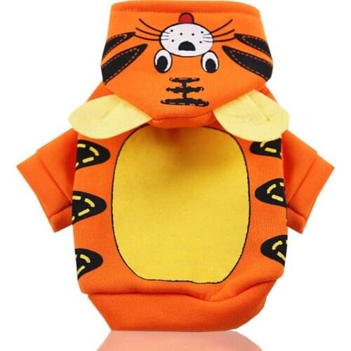 Little Tiger Dog Pets Autumn Winter Clothes Coat Clothing for Small Medium Dogs Pet Clothing Hoodie Jumpsuits Outfit Pets Outfit