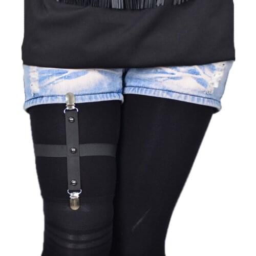 Liguero cinta liga garter stockings sexy body cage harajuku gothic sex products the harness rivet black bondage harness belt