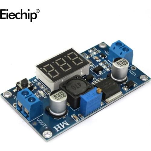 DC Buck Step Down Module LM2596 DC-DC 4.0~40V to 1.25-37V Adjustable Voltage Regulator With LED Voltmeter DC-DC 2A Circuit Board
