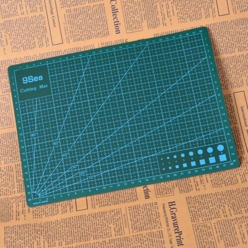 PVC Cutting Mat Tool A4 Durable Self Healing Cut Pad Patchwork Tools Handmade Craft Dark Green 22cm * 30cm