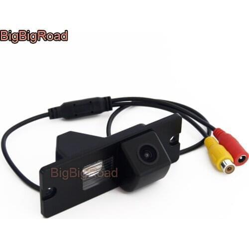 BigBigRoad Car HD Rear View Backup Camera Waterproof For Mitsubish Pajero Sport 4 V3 V93 V5 L200 Montero Shogun 2006 - 2016