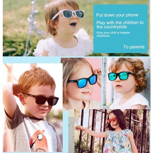 Sunglasses Kids Boys Girls Sunglasses Uv400 Ergonomic Anti-slip Polaroid Sun Glasses For Summer Очки Декоративные Gafas De Sol