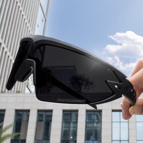 Kapvoe Cycling Glasses Photochromatic Glasses MTB Cycling Sunglasses Sports Eyewear UV400 Bicycle Glasses Mountain Bike Goggles