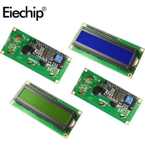 LCD Module 16x2 IIC/I2C PCF8574 LCD1602 Display Screen ,Character LCD blue/green blacklight 5V for Arduino MAEG2560 UNO R3