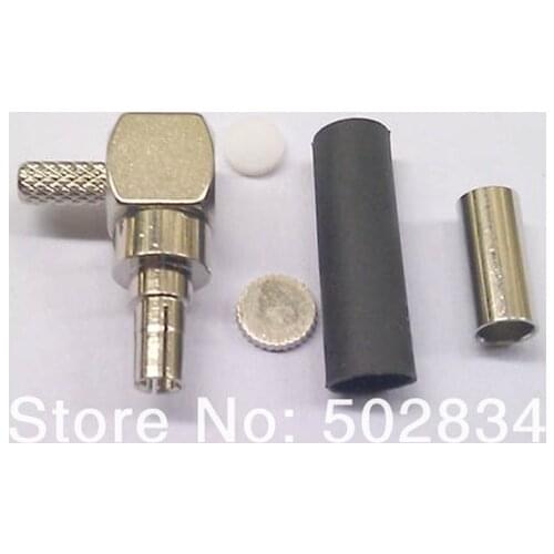 20pcs/lot CRC9 Male Plug 90 Degree Angle connector Adapter Converter for HUAWEI 3G USB modem