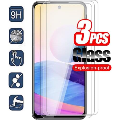 3pcs Protective Glass For Xiaomi Redmi Note 10 5G / 4G Screen Protector Xiomi Redme Note10 Tempered Glas Safety Phone Cover Film