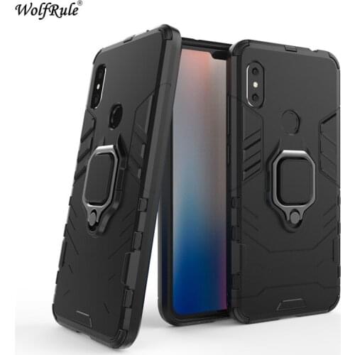 For Xiaomi Redmi Note 6 Pro Case TPU & PC Ring Holder Armor Bumper Phone Case For Xiaomi Redmi Note 6 Pro Cover 6.26