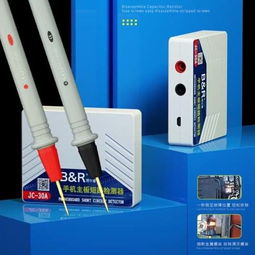 B&R JC-30V Shortkiller 4V 30A VCC Power Supply Short Circuit Detector for All Kinds Phone Motherboard Current Repair Checking