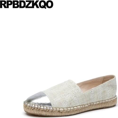 Casual spring autumn round toe flats espadrilles designer shoes china chinese slip on women 2019 hemp fashion fisherman ladies