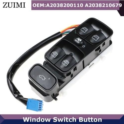A2038200110 A2098203410 2038210679 A2038210679 Power Control Window Switch Button For MERCEDES C CLASS W203 C180 C200 C220