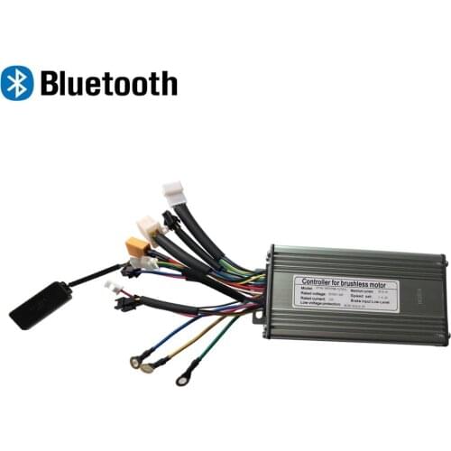 E-bike Controller with Bluetooth KT Sine Wave/Dual Mode Controller for 36V/48V 250W-2000W Brushless Electric Bicycle Motor