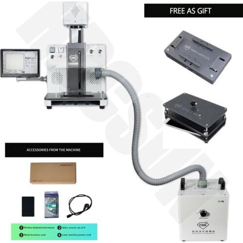 TBK-958C MINI printer CNC Laser Engraving Machine LCD Laser Repair Machine For iPhone 11 X XS XSMax 8 8+ Back cover removing