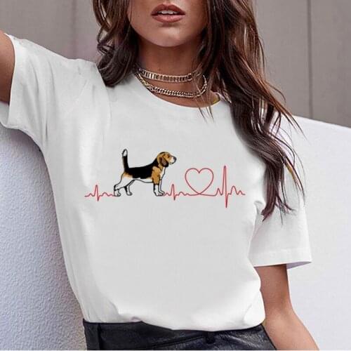 Hot Sale Bull Terrier Rottweiler Kawaii T Shirt Women Beagle Border Cute Whippet Funny T-shirt Collie Malinois Tshirt