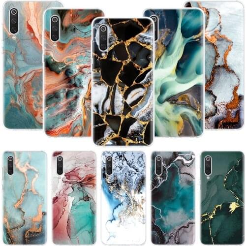 Fashion Geometric Marble Phone Case For Xiaomi Redmi Note 10 9 8 Pro 9S 8 8T 7 6 5 6A 7A 8A 9A 9C 4X S2 K20 K30 Art Cover Coque
