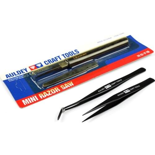 Tweezers / Hand drill / Handsaw Tools 15092/15129/15128 for 1/32 Tamiya Mini 4WD Car Model