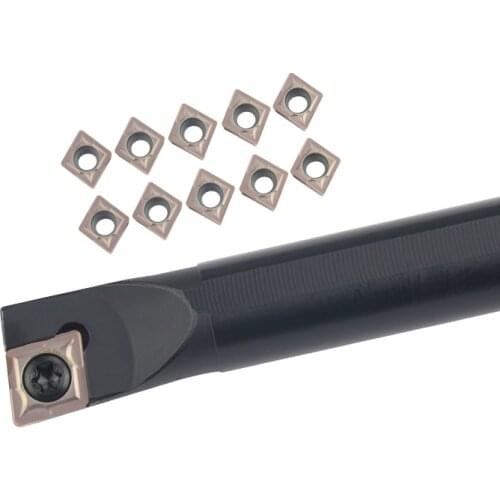 S12M-SCLCR09 S14N-SCLCL09 S16Q-SCLCR09 S25R-SCLCL09 Internal Turning Tool Holder CCMT09 Carbide Inserts Lathe Cutting Tools Set