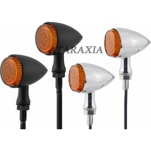 Universal Motorcycle Mini Bullet LED Turn Signal Light Blinker Indicator Lamp For Harley Cafe Racer Kawasaki Suzuki Honda Yamaha