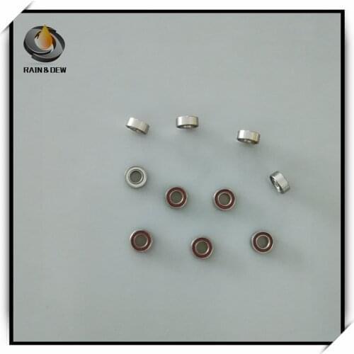 High speed 10Pcs SR144 TIZWN8 3.175x6.35x2.380 mm Air Turbine Handpiece Ceramic Cartridge Dental Rotor NSK Bearing