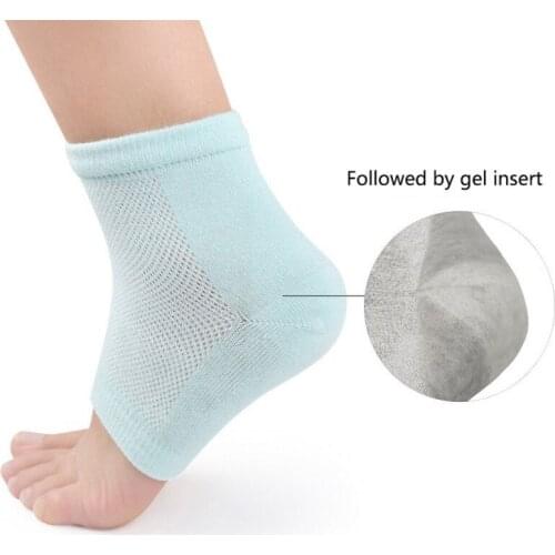 Heel Protectors Socks Feet Care Foot Detox Tools Solid Breathable Whitening Exfoliating Foot Spa Gel Socks Moisturising Gel